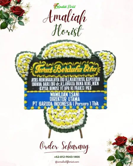 Papan Bunga Duka Kekenturan Dua